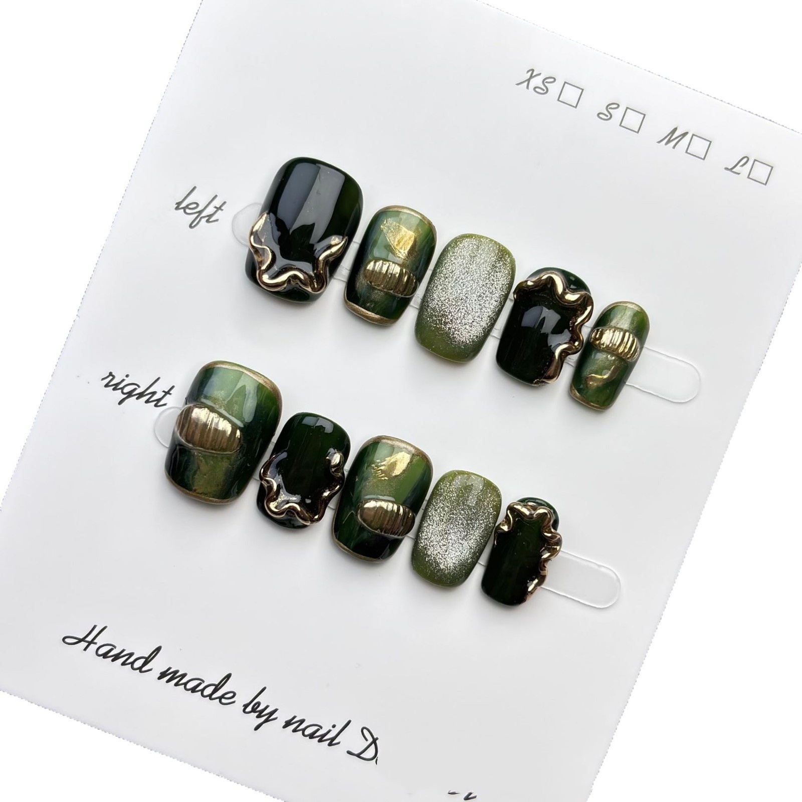 Entirely Handmade Wearable Nails With A Light-luxury High-end Vibe