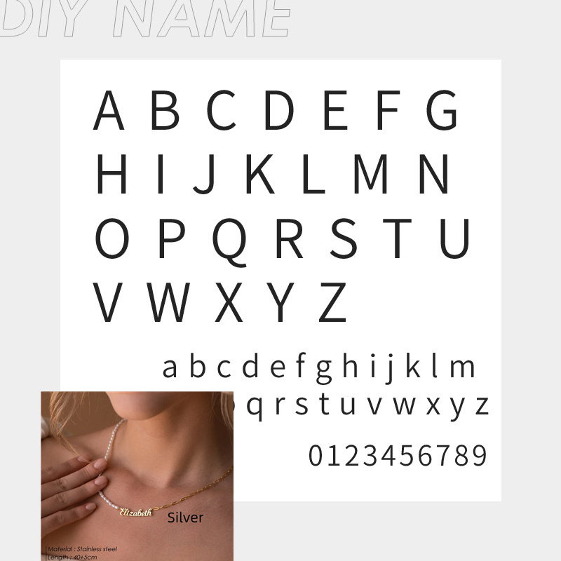 Women's Simple And Versatile DIY Freshwater Pearl Necklace