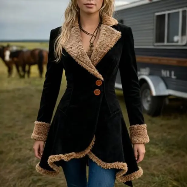 Fleece Jacket Fur Integrated Thick Coat