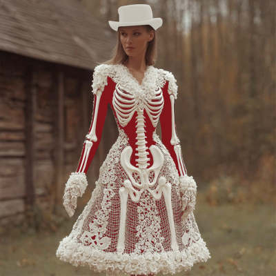 Womens Retro Royal-Style French Dress