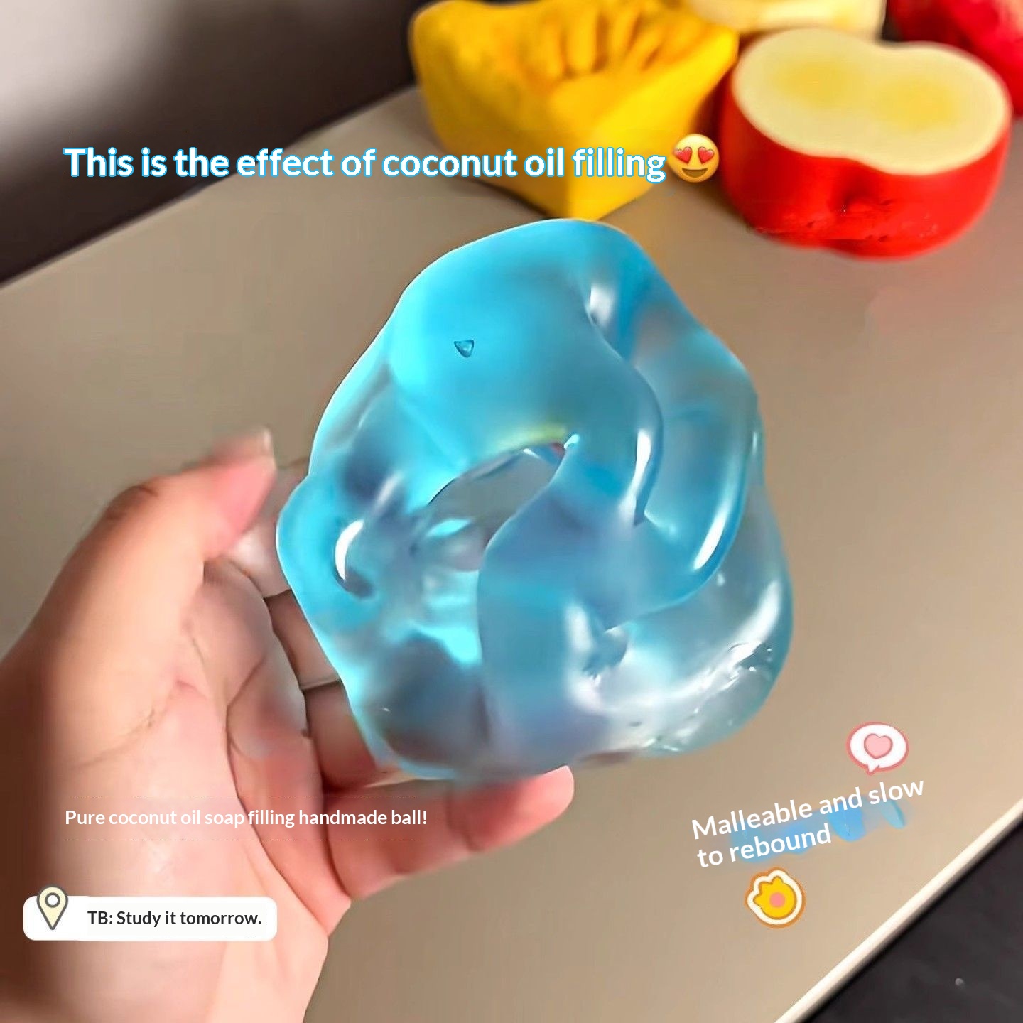 Maltose-shaped Slow-rebound Squeeze Toy For Stress Relief And Molding