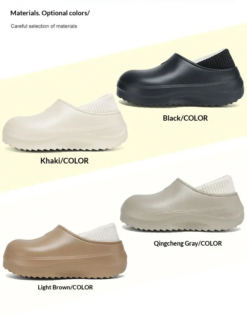 Mens Cotton Slippers For Winter Outdoor Wear