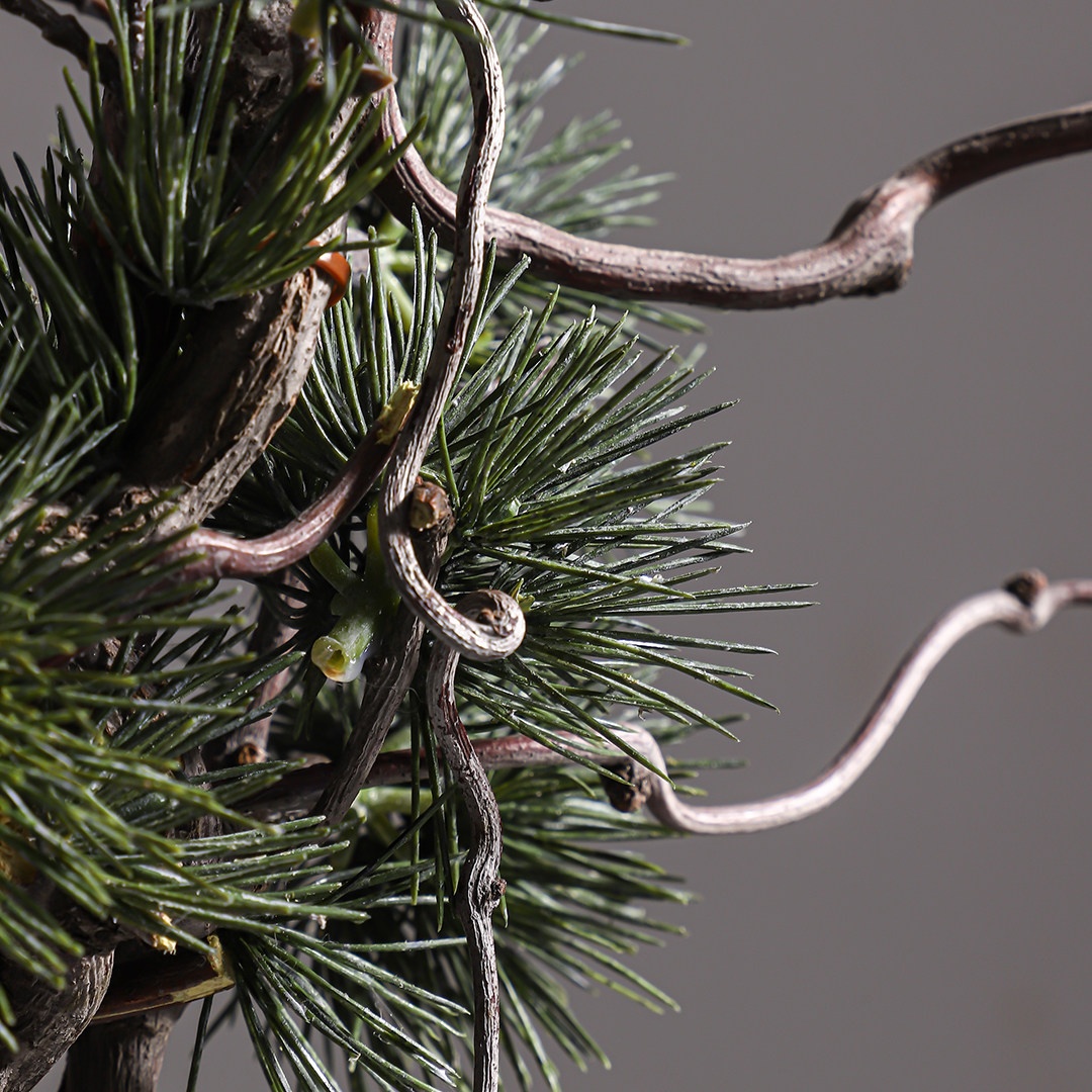 Modern New Chinese-style Handmade Pine Branch Flower Arrangement