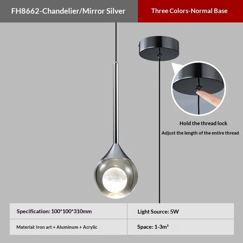Crystal Foyer French-Style Chandelier With A Moon Design