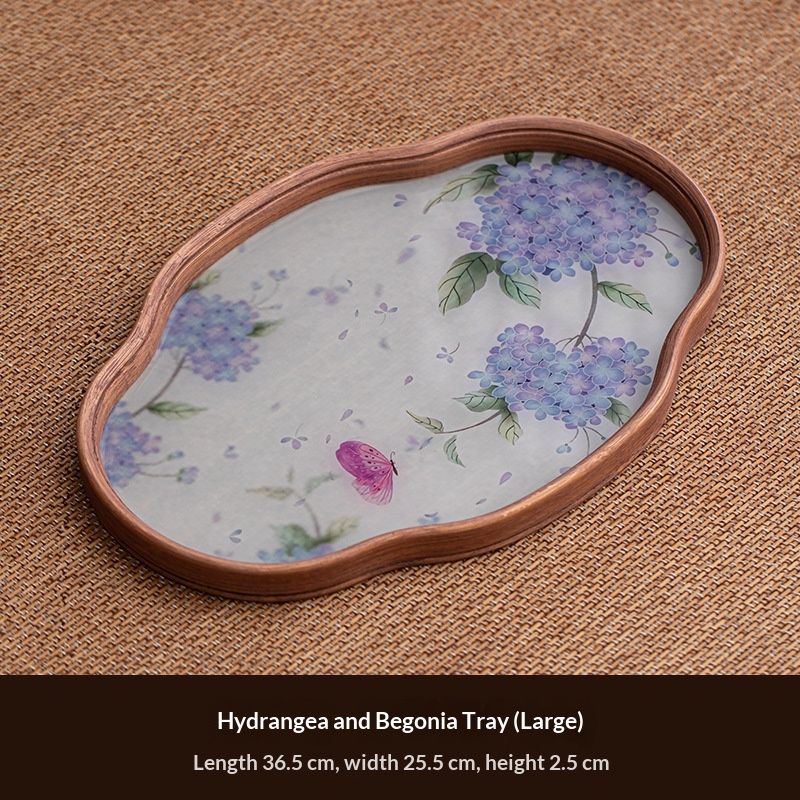 Vintage Glass Teapot Tray Storage Tray