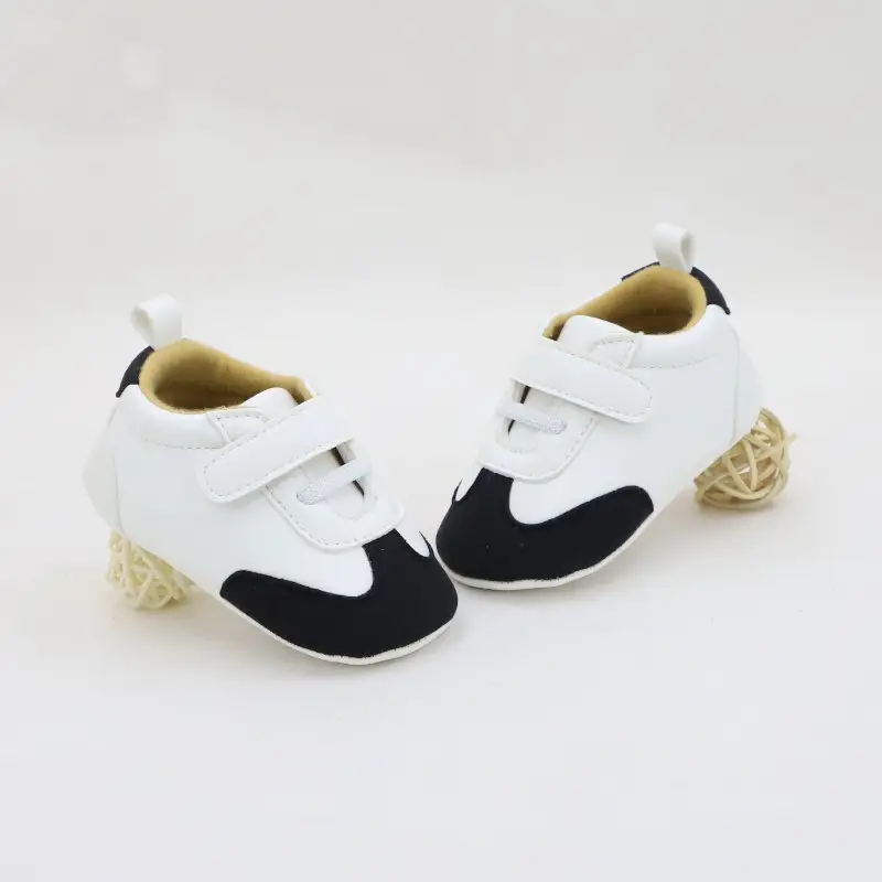 Baby Soft-soled Non-slip First-walker Shoes Sporty Multicolor White Sneakers