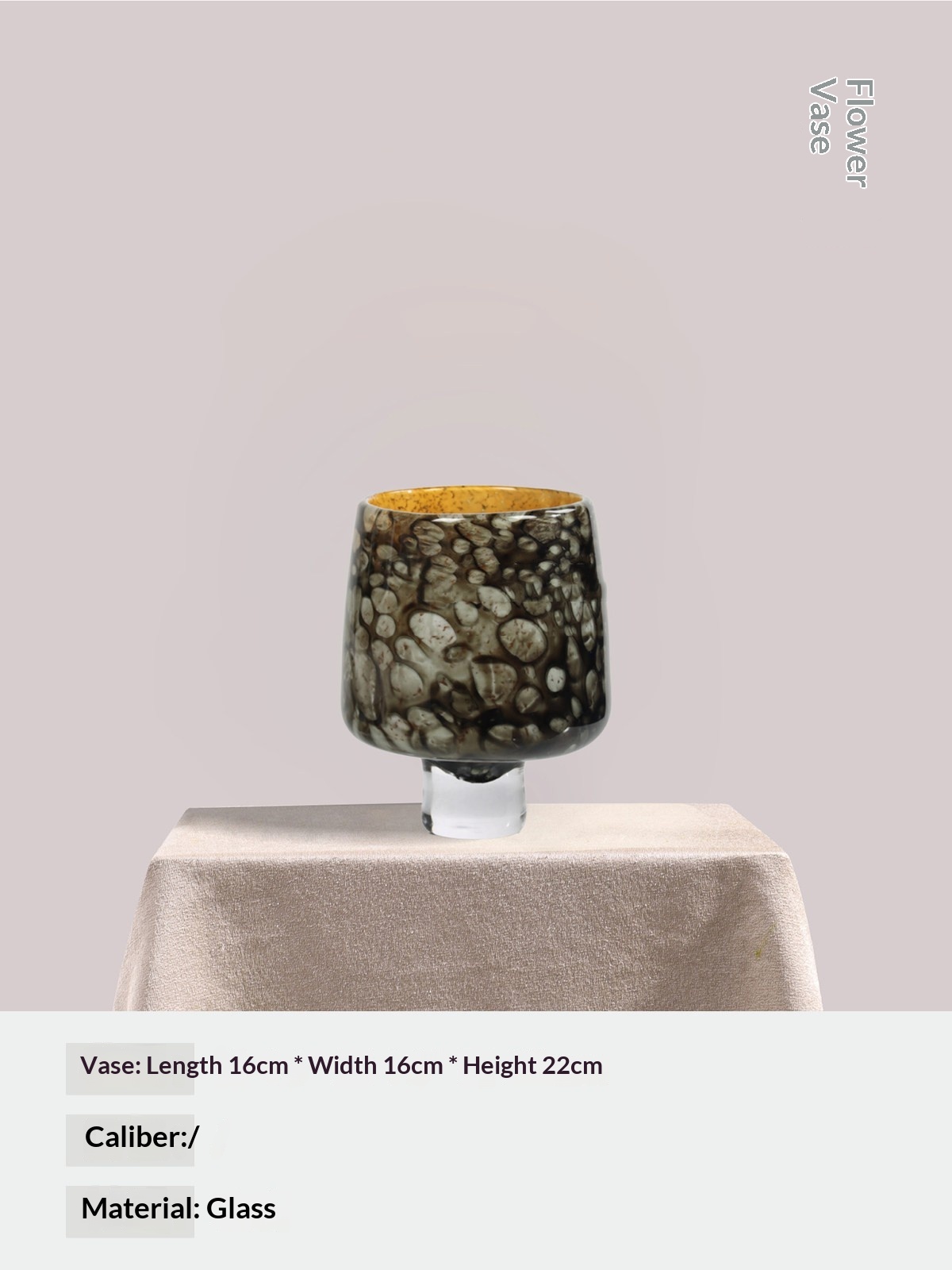 Modern Qingshe Handmade Glazed Flower Ware