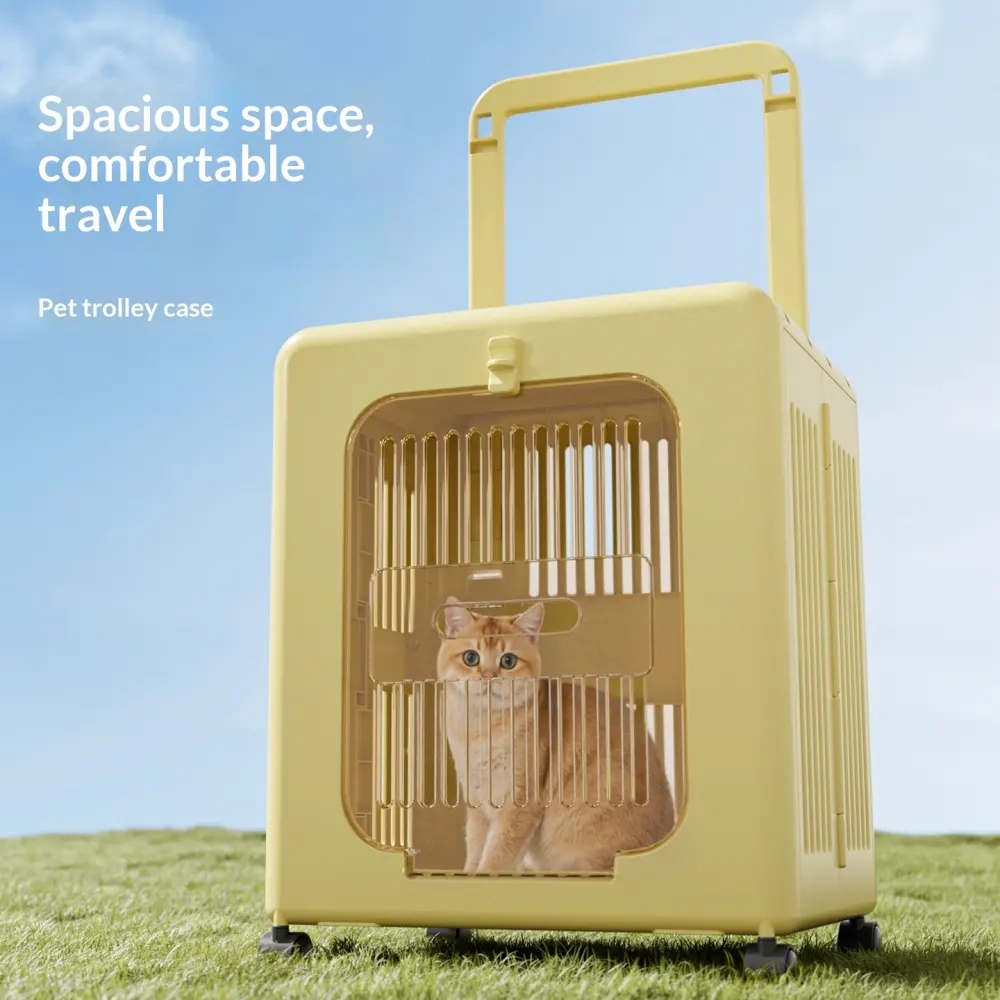 Pet Trolley Case for Catsportable and Foldable for On-the-go
