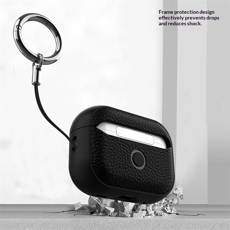 Second-generation Fingerprint-pattern Bluetooth Soft Case For Earbuds