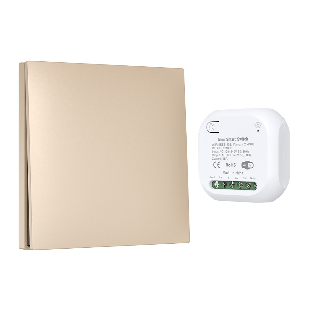 Wireless Smart Control Panel Featuring Self-powered, Wiring-free Design