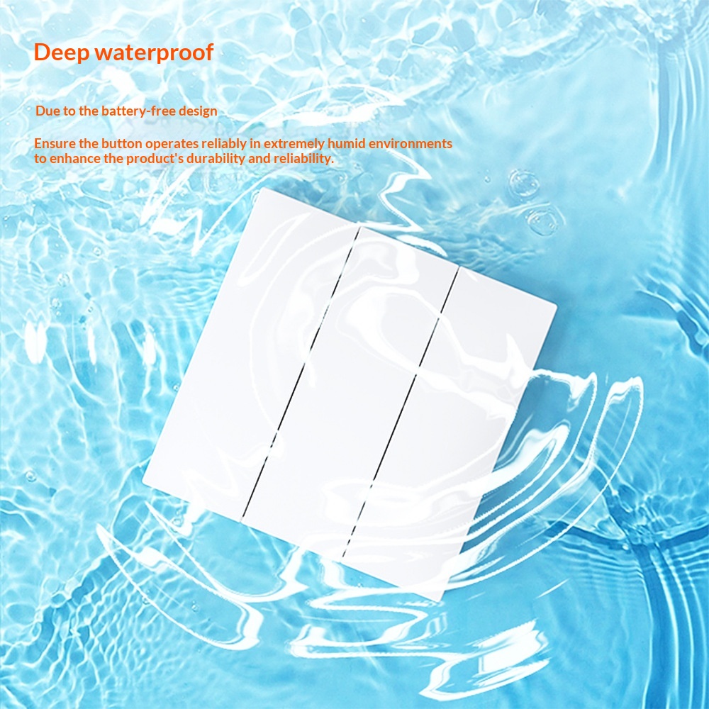 Wireless Smart Control Panel Featuring Self-powered, Wiring-free Design