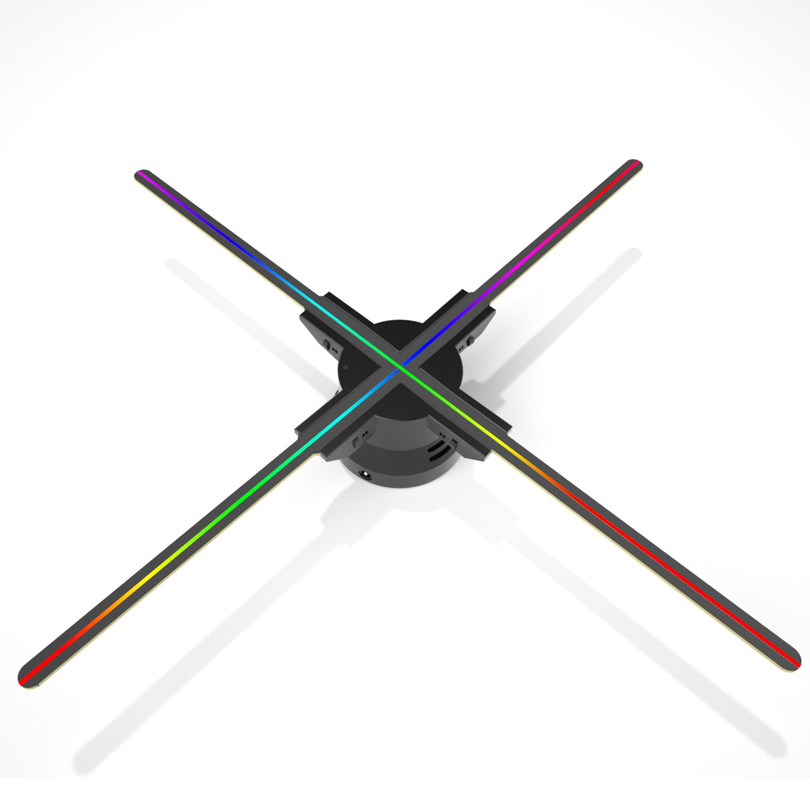 Holographic Fan With Ultra-high Definition And High Brightnessno Glasses Required