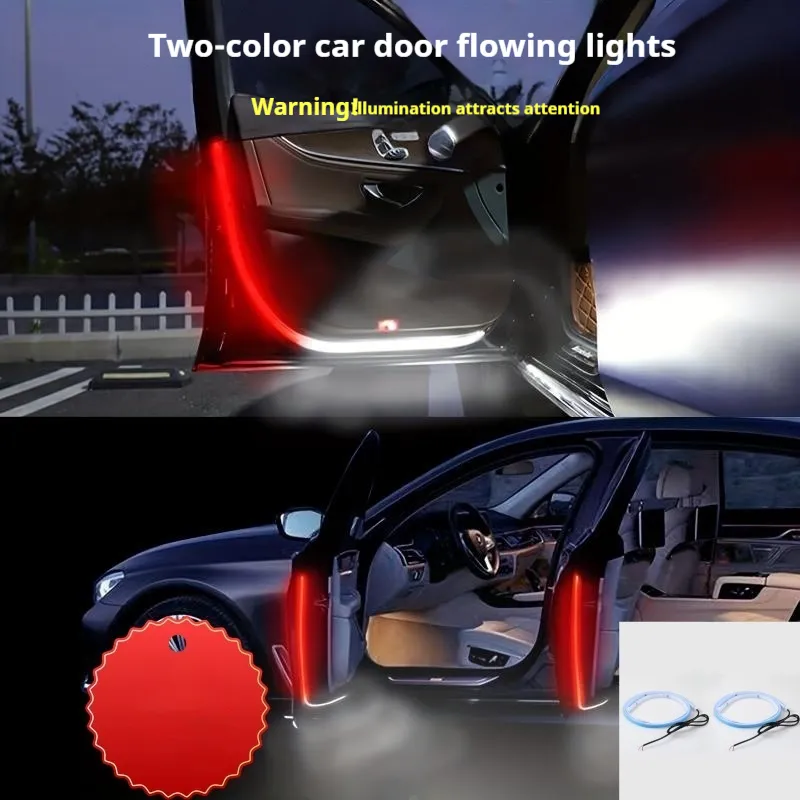 Dynamic Flowing Ambient Light Dual-Color Car Interior