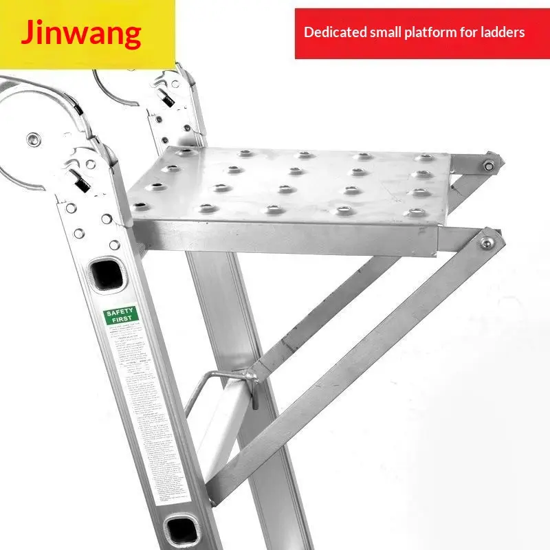 Aluminum Alloy Telescopic Ladder Accessory Dedicated Triangular Work Platform