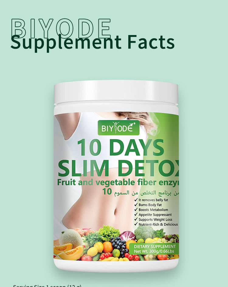 Detox Body Slim Plus Fat Burner Tea BIYODE Slimming Drink