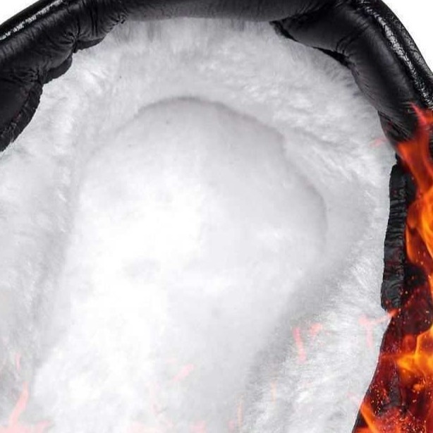 Men's Soft-soled Non-slip Cotton Leather Shoes For Winter