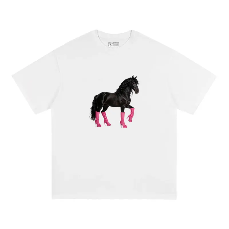 Commuter Loose-fitting Pure Cotton Short-sleeve