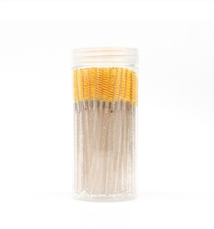 Bottled Crystal-rod Disposable Spiral Colored Mascara Wand