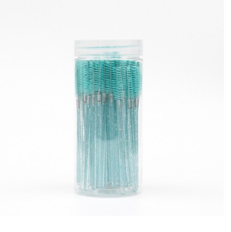 Bottled Crystal-rod Disposable Spiral Colored Mascara Wand