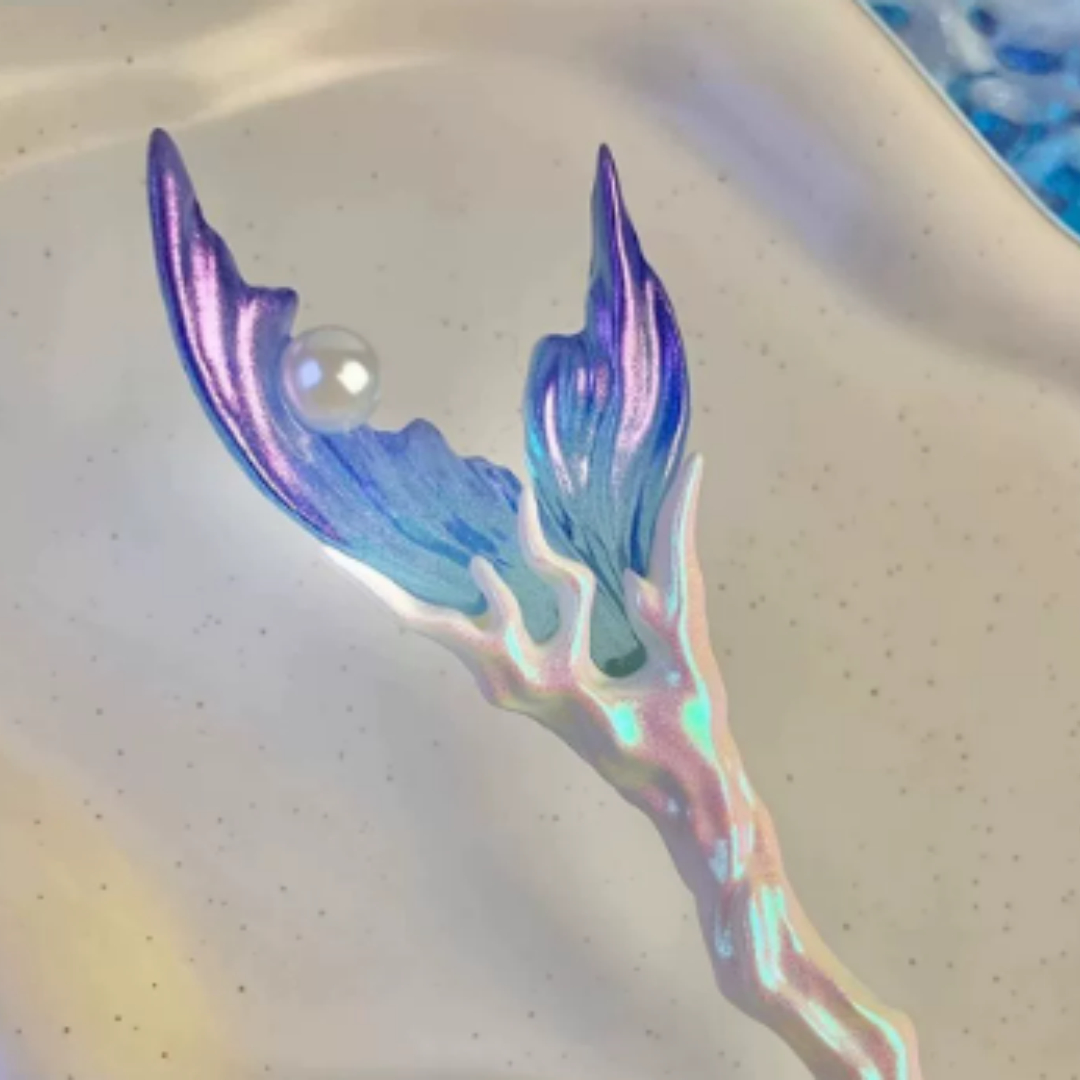 A Hidden Gem Of The Vast Sea Fish-Tail Hairpin, Fairy-Like Style