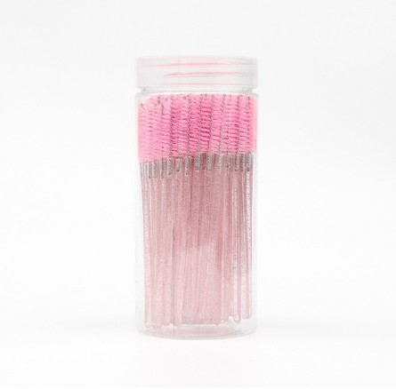 Bottled Crystal-rod Disposable Spiral Colored Mascara Wand