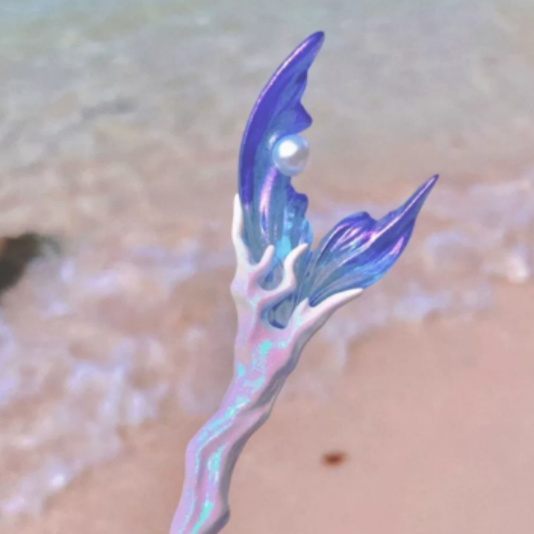 A Hidden Gem Of The Vast Sea Fish-Tail Hairpin, Fairy-Like Style