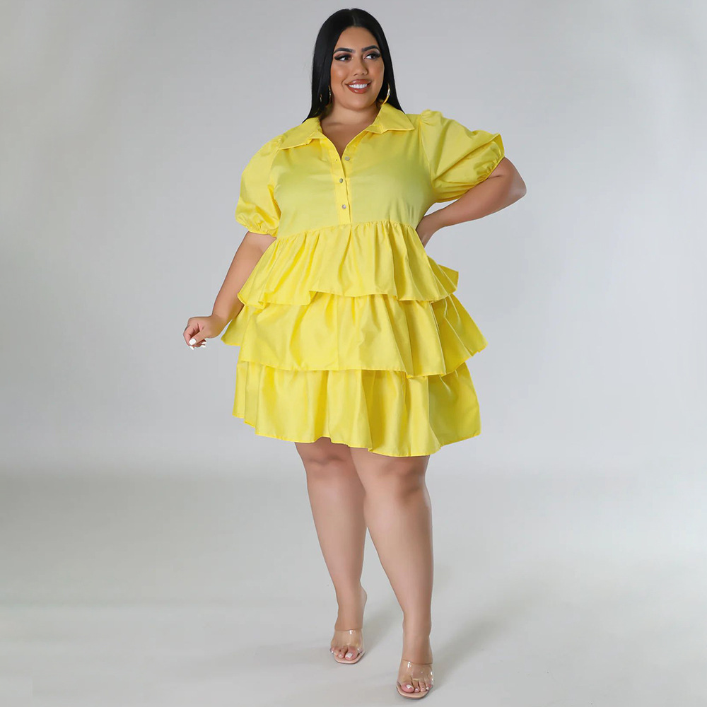 Casual Loose-fit Plus-size Sexy Dress