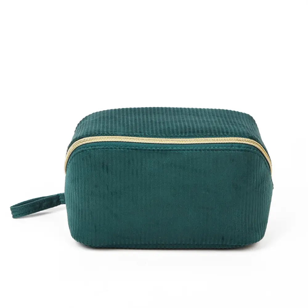 Striped Makeup Organizer Large-Capacity Travel Packing Bag