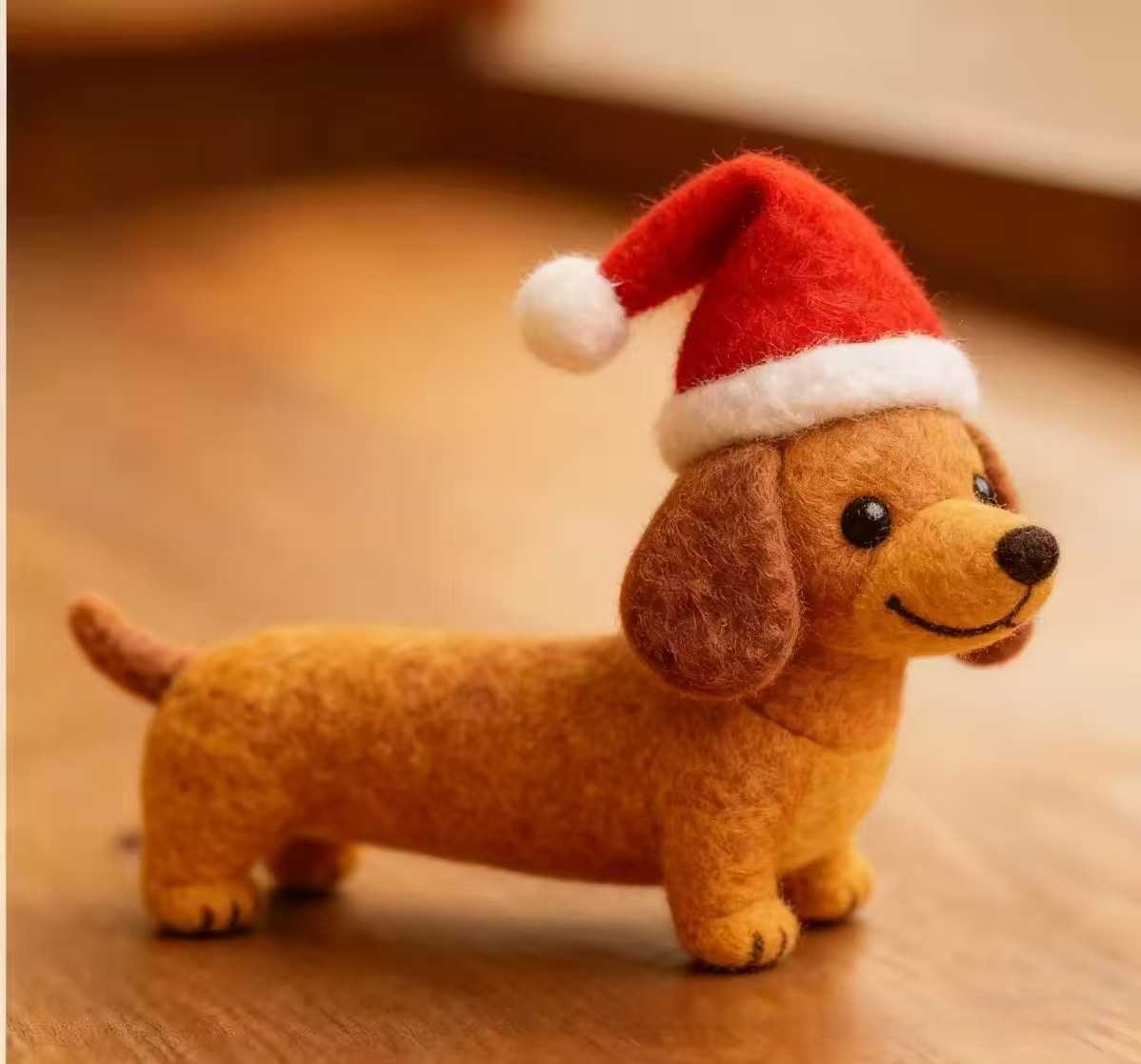 Cross-border Felted Wool Finished Product Valentines Day Mouse Gift Heart-Shaped Felt Mouse Gift