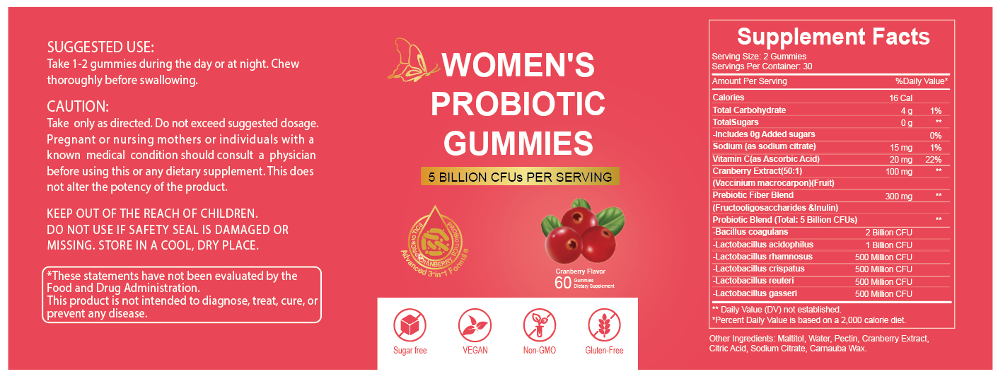 WOMEN'SPROBIOTIC GUMMIES