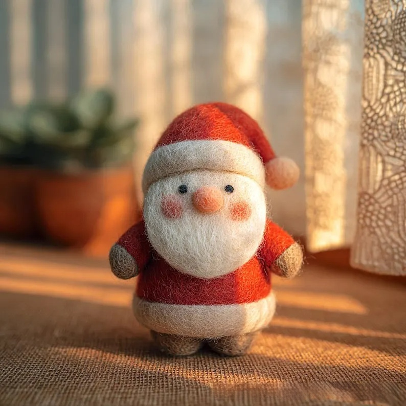 Cross-border Felted Wool Finished Product Valentines Day Mouse Gift Heart-Shaped Felt Mouse Gift