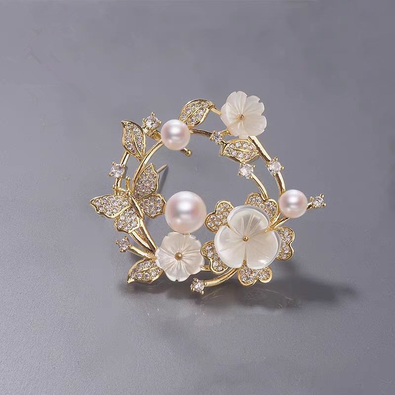 Elegant Chanel-style Decorative Corsage For Women