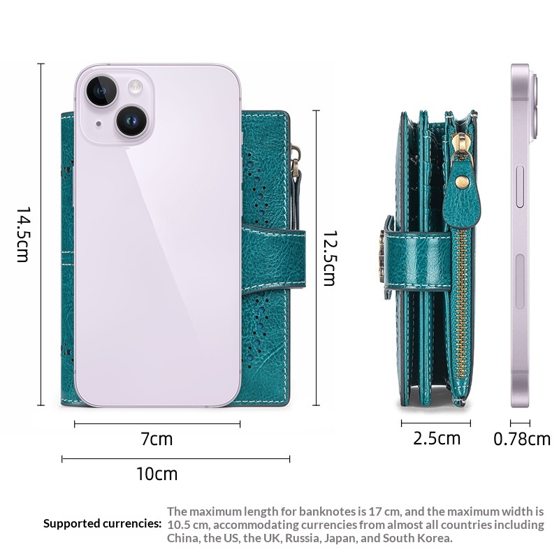 Anti-theft Card Holder Multi-function Women's