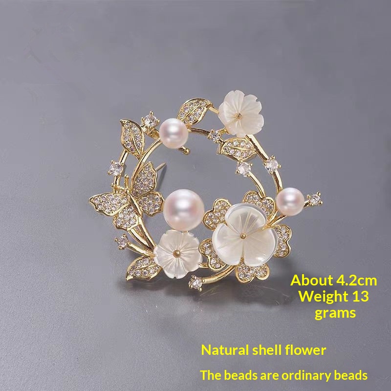Elegant Chanel-style Decorative Corsage For Women