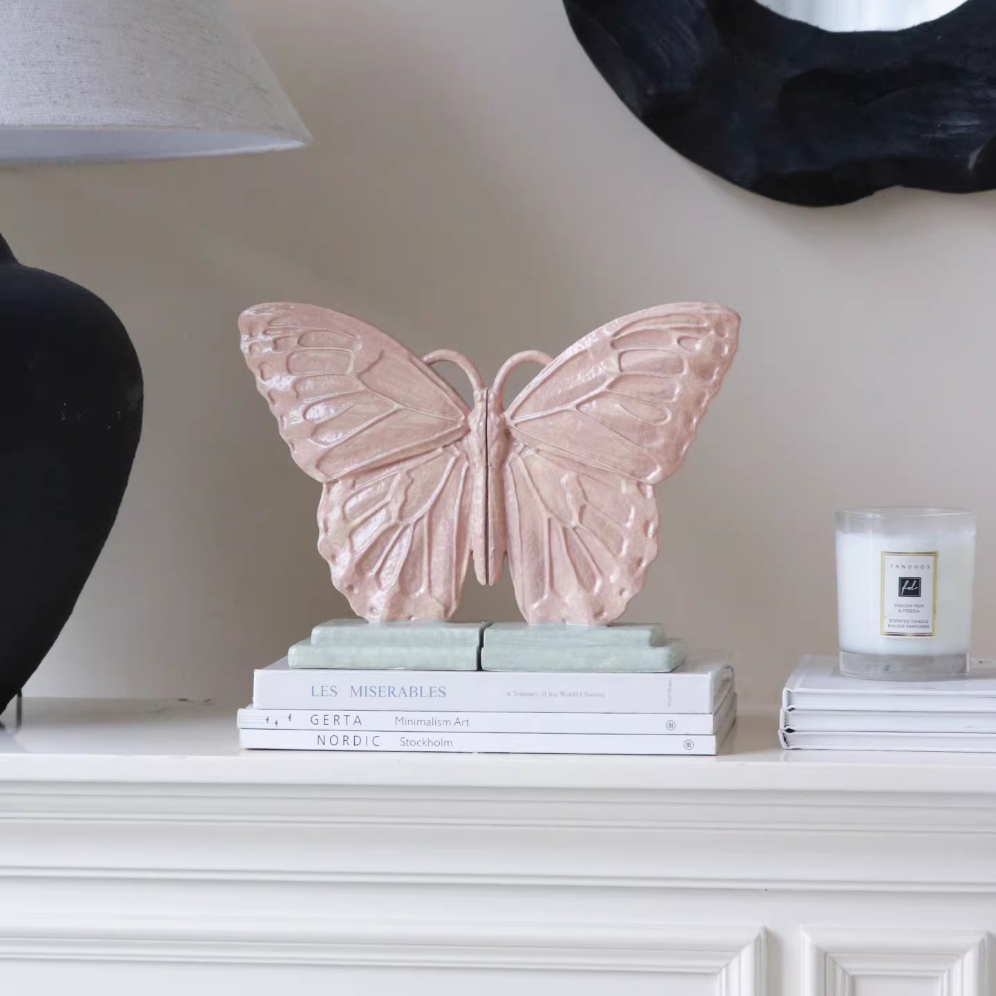 Chinese-style Creative Butterfly Bookend For Home