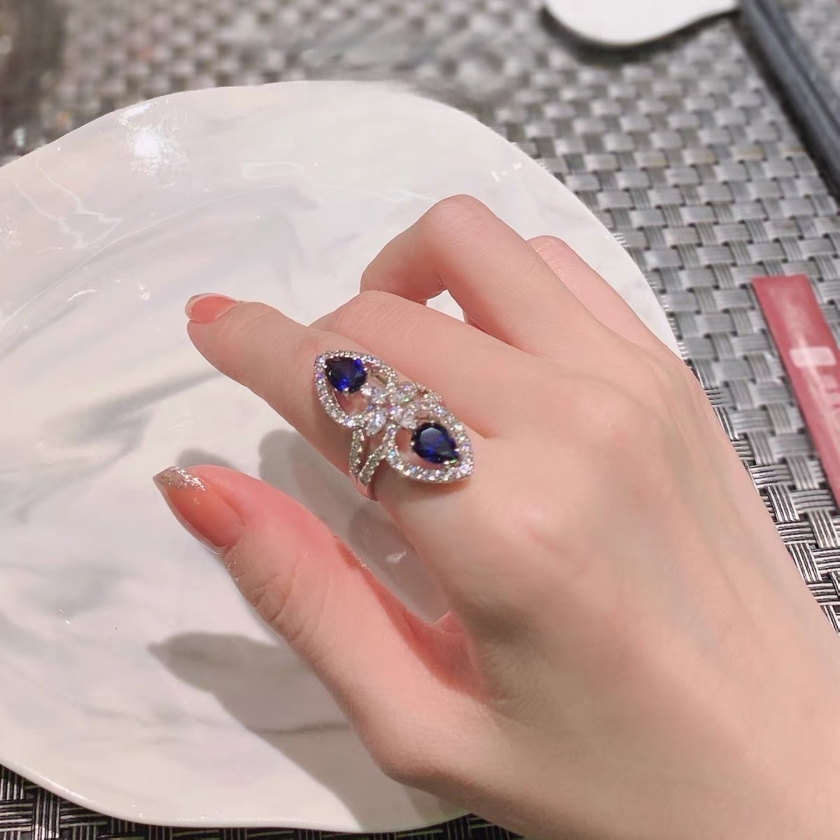 Elegant Vintage Exquisite Zircon Ring For Women