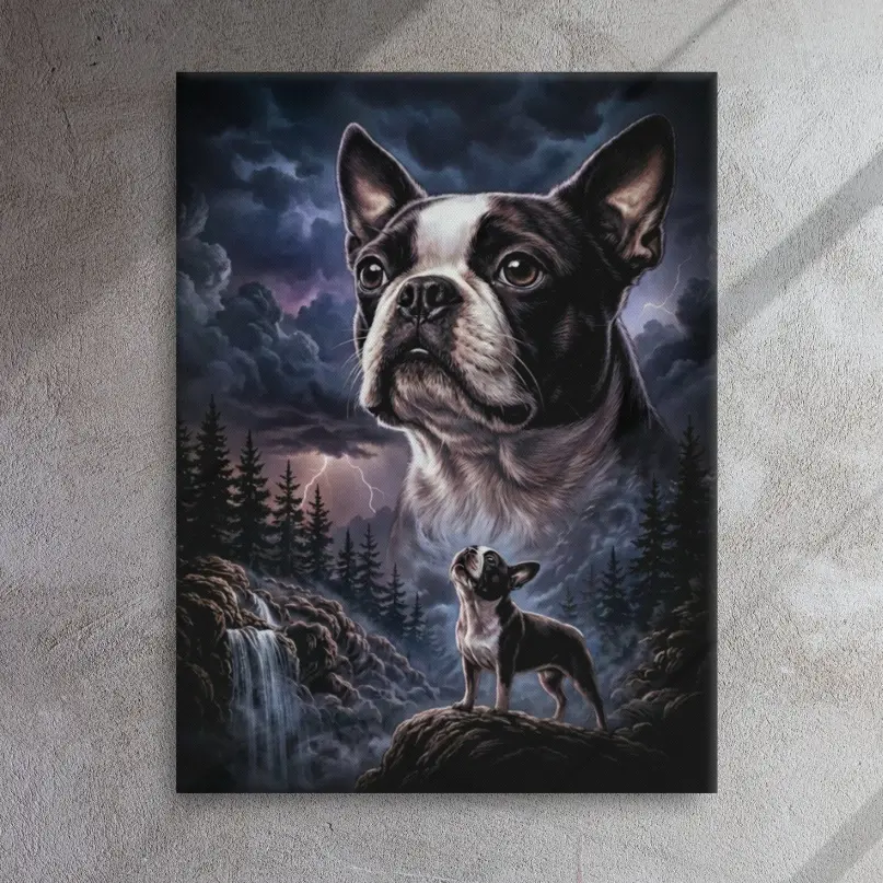 Office And Bedroom Wall Art Niche Spray-painted Artwork