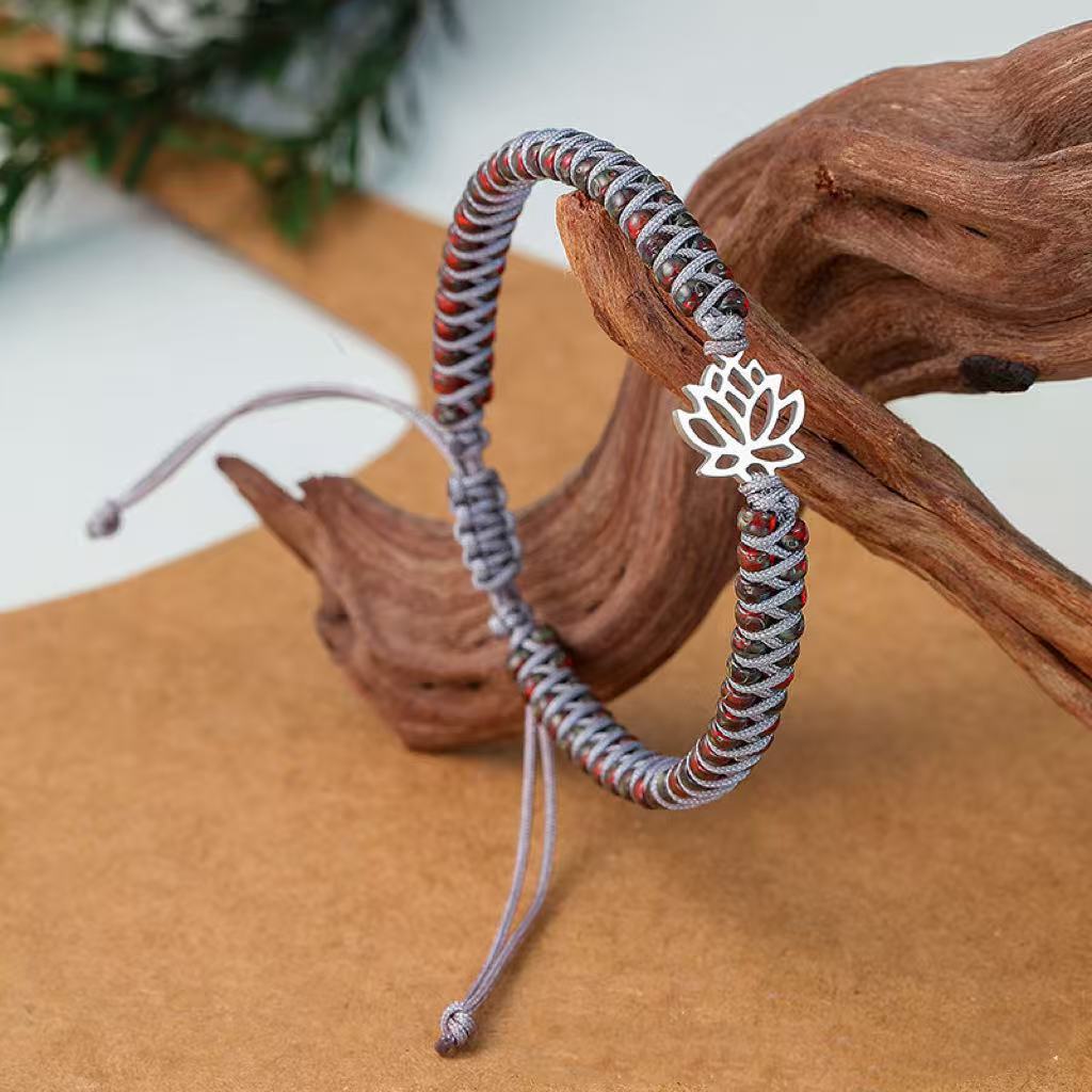 Fashionable Retro Rice Bead Woven Bracelet For Women