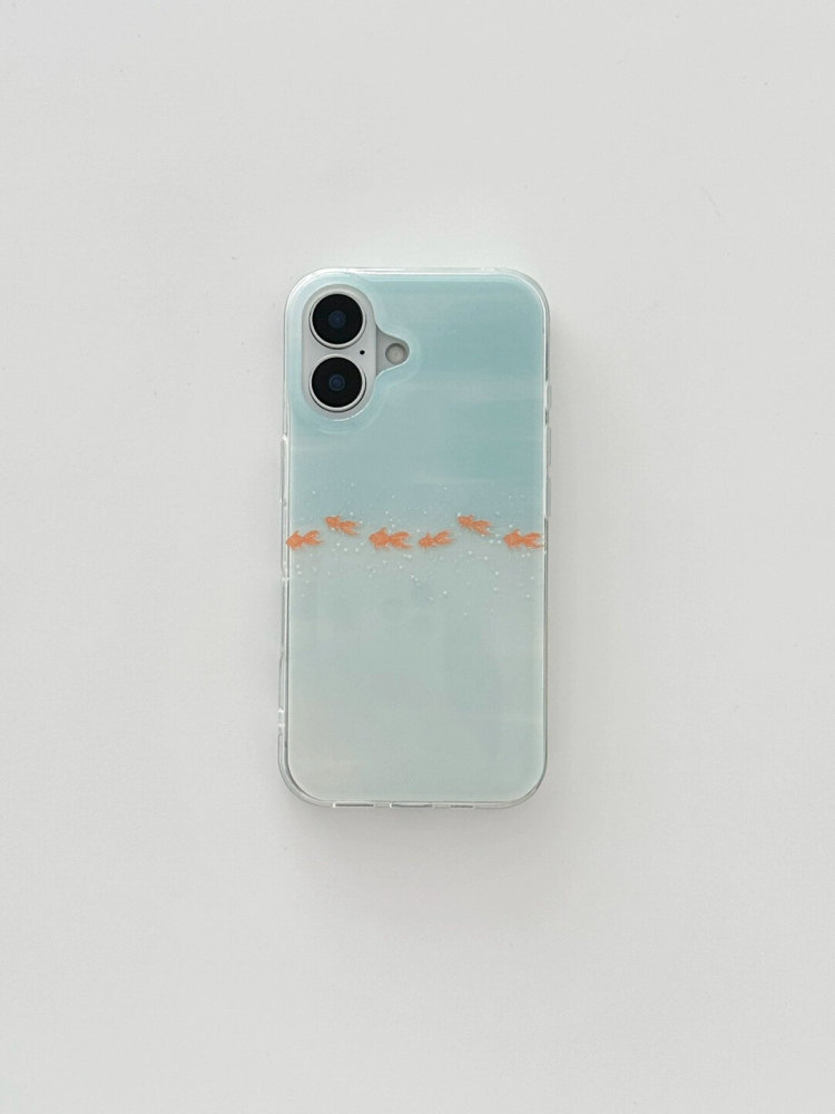 A Row Of Goldfish Frosted Soft Phone Case