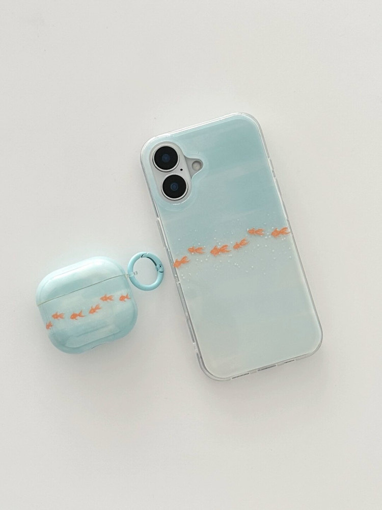 A Row Of Goldfish Frosted Soft Phone Case