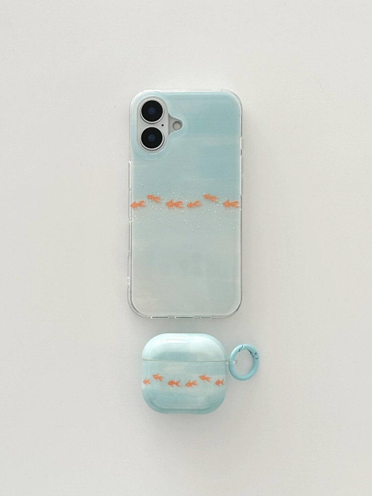 A Row Of Goldfish Frosted Soft Phone Case