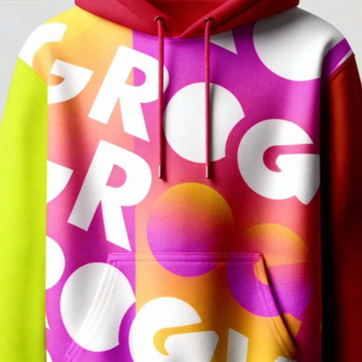 European Size Drop-shoulder Sleeve Casual Sports Hoodie Sweater