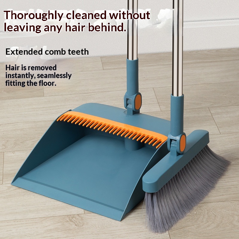Broom Dustpan Set Household Soft-Bristled Sweeping Combo
