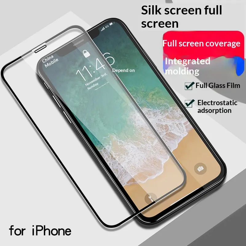 Full-screen Tempered Glass Phone Screen Protector Drop-proof