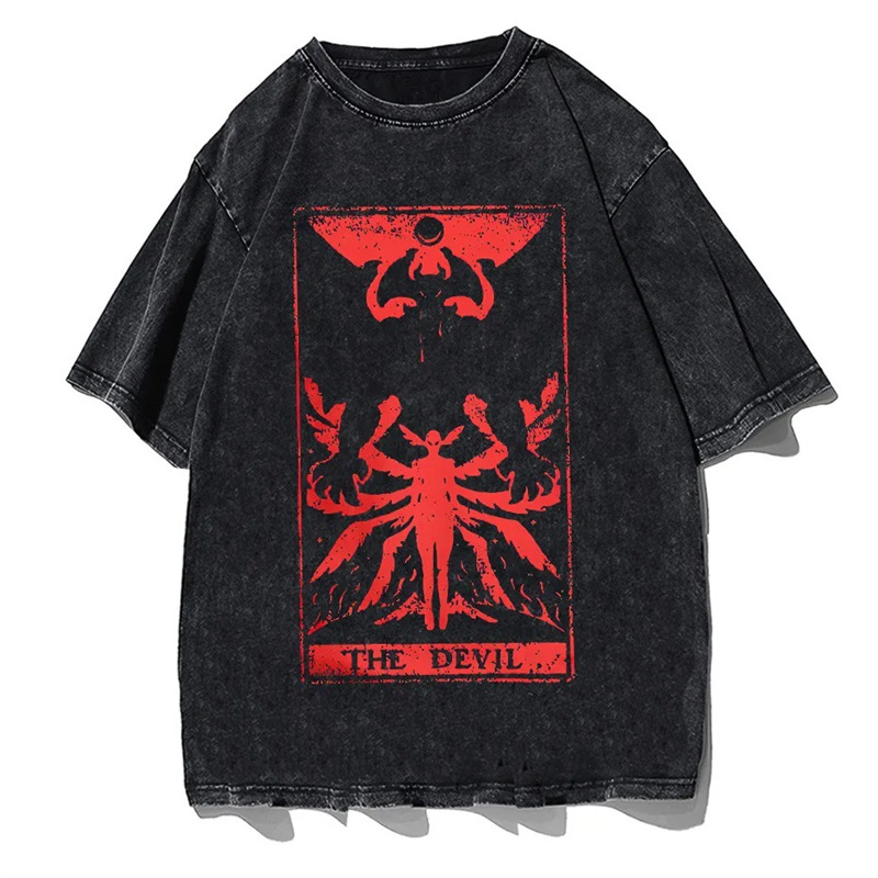 Devil Tarot Debiruman Devilman Crybaby Men's T-shirt Japan An