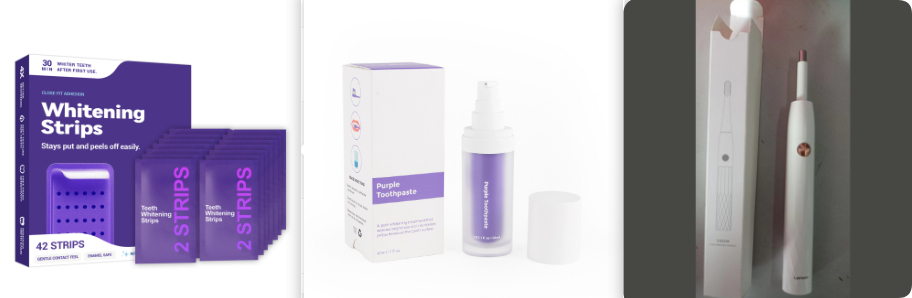 Purple Whitening Tooth Patch