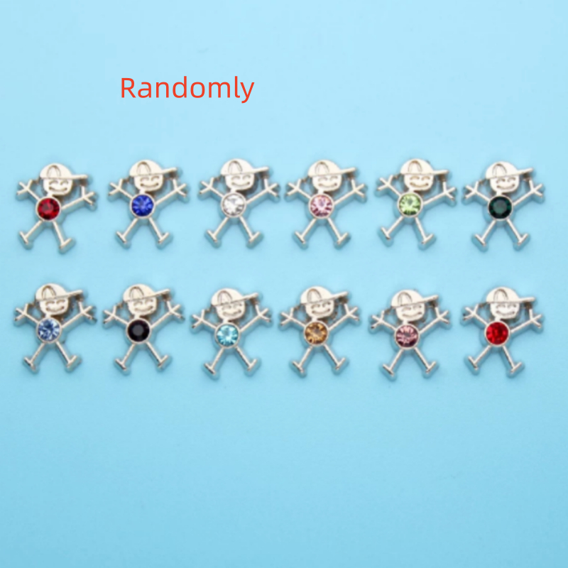 Alloy Rhinestone Small Accessories DIY Glass Photo Box - Image 1