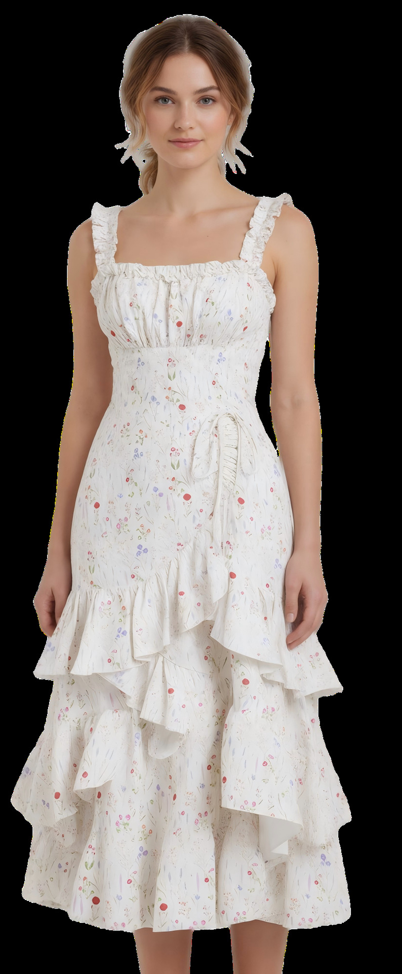 Slim Fit Sexy All-matching Suspenders Dress Women - Image 3