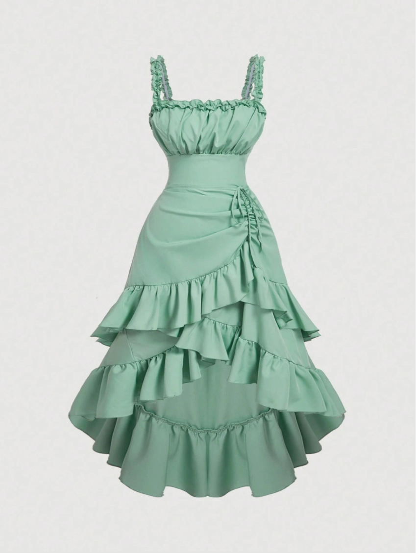 Slim Fit Sexy All-matching Suspenders Dress Women - Image 5