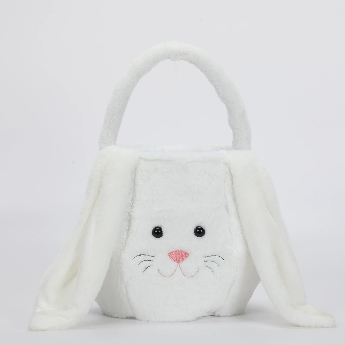 Easter Decoration Handbag Embroidered Plush Basket